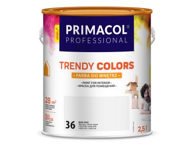 Zdjęcie: Farba Trendy Colors 2,5 L jasny szary 36 PRIMACOL PROFESSIONAL