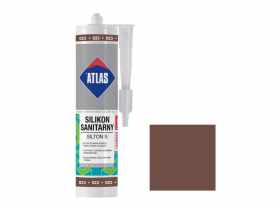Silikon sanitarny Silton S brązowy 280 ml ATLAS