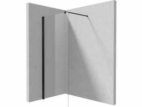 Ścianka prysznicowa walk-in systemu Kerria Plus 90 cm Kerria Plus nero DEANTE