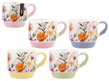 Zdjęcie: Kubek Pastel flower 300 ml z porcelany New Bone 81498 RAVI