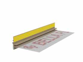 Listwa PVC BP13 Midi L250 9/3 dąb słodowy, z siatką i z uszczelką, BELLA PLAST