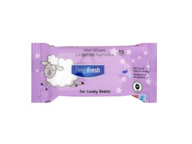 Zdjęcie: Chusteczki nawilżane dla dzieci DF Lovely Babies 15 sztuk Little Lamb RAVI
