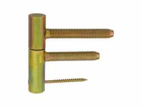 Zawias 13,5x60 mm ze stabilizacja ocynk żólty, 2 sztuki METRO