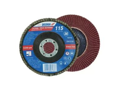 Zdjęcie: Listkowa tarcza szlifierska 115x22 m DEDRA