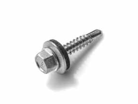 Wkręt samowiercący do mocowania blach typ oc 4,8x25 mm z podkładką T14 ocynkowany 250 szt. KOELNER
