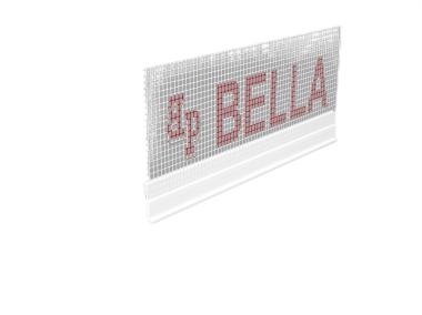 Zdjęcie: Listwa okapnikowa PVC BP1 S L250 3 mm do listwy startowej aluminiowej BELLA PLAST