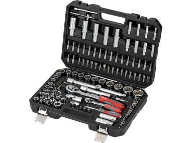 Zdjęcie: Zestaw 113 szt. nasadek, 12-kąt., CRV, S2, 1/2", 1/4", BMC, PROLINE