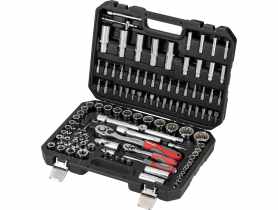 Zestaw 113 szt. nasadek, 12-kąt., CRV, S2, 1/2", 1/4", BMC, PROLINE