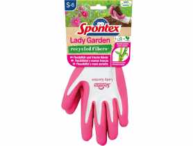Rękawice ogrodowe Lady Garden recycled S SPONTEX