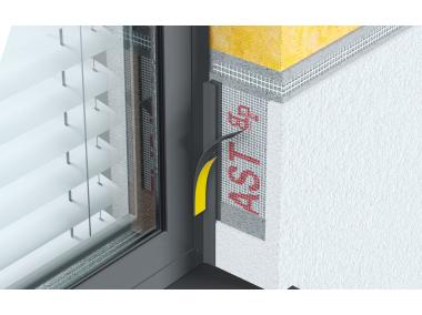 Zdjęcie: Listwa PVC BP13 Midi L250 9/3 winchester, z siatką i z uszczelką BELLA PLAST