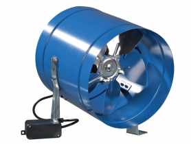 Wentylator osiowy w obudowie ze stali ocynkowanej, 250 mm, 1070 m3/h, 230 V VENTIKA