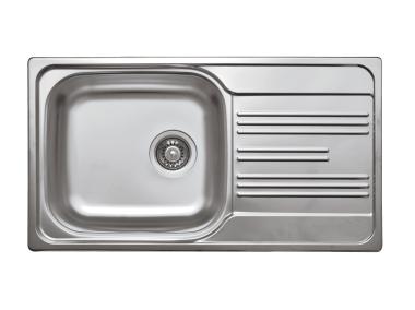Zdjęcie: Zlewozmywak Xylo satyna 1K Z/O 780x435x160, 3,5" + osprzęt DEANTE
