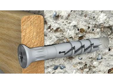 Zdjęcie: Kołek wbijany R-FX-N nylonowy szybkiego montażu z lejkiem 6x60 mm 100 szt. RAWLPLUG