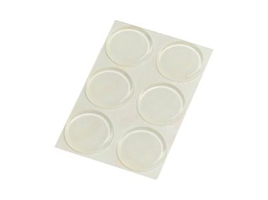 Zdjęcie: Odbojnik meblowy silikonowy 21 x 3 mm, 6 sztuk STAHL