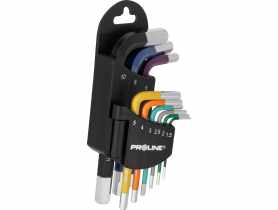 Klucze imbusowe kpl. 9szt, 1,5-10 mm, S2, PROLINE