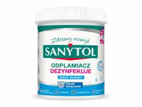 Odplamiacz dezynfekujący w proszku do białych tkanin 450 g SANYTOL
