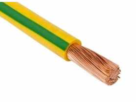 Przewód instalacyjny H07V-K (LgY) 2,5 żółto-zielony (krążek 100 m) ELEKTROKABEL