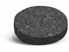 Zatyczka styropianowa CAP 63x10 mm szara 100 szt. RAWLPLUG