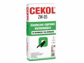 Zaprawa wyrównująca ZW-05 elastyczna 25 kg CEKOL