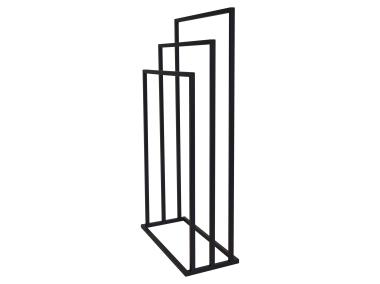 Zdjęcie: Stojak na ręczniki 3-ramienny czarny SEPIO