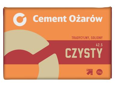Zdjęcie: Cement Portlandzki CZYSTY CEM II 42,5 N 25 kg CEMENT OŻARÓW