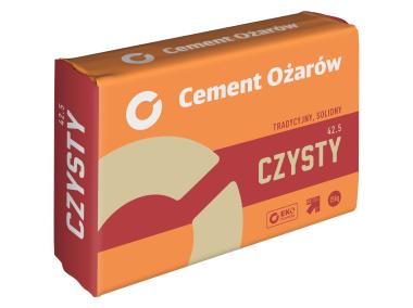 Zdjęcie: Cement Portlandzki CZYSTY CEM II 42,5 N 25 kg CEMENT OŻARÓW