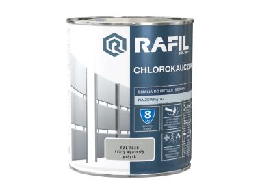 Zdjęcie: Emalia chlorokauczuk szary agatowy RAL7038 0,75L RAFIL