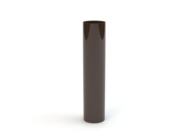 Zdjęcie: Rura spustowa 63 mm - 4 m ciemny brąz GAMRAT