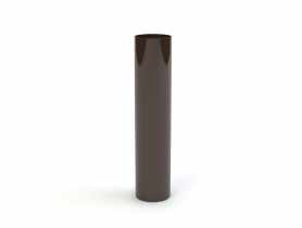 Rura spustowa 63 mm - 4 m ciemny brąz GAMRAT