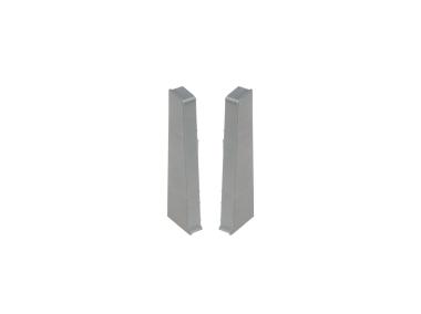 Zdjęcie: Zakończenia do listwy Hi Line zaślepki 2 szt. L+P Aluminium szczotkowane Mat CEZAR