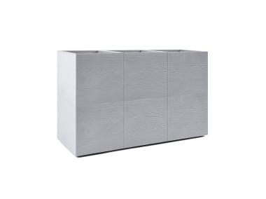 Zdjęcie: Kwietnik Karo 900x300x600 mm deska recycled, szary LAMELA