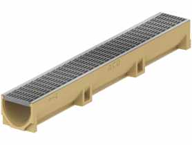 Ruszt kratowy 30x10 ze stali nierdzewnej 1 m do systemu Self Euroline i Sefl Platform ACO