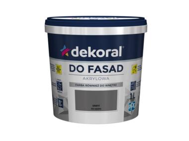 Zdjęcie: Farba fasadowa grafit 1 L Polinit DEKORAL