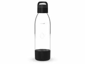 Butelka 0,7 L do saturatora z uchwytem barwionym czarna DAFI