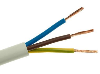 Zdjęcie: Przewód warsztatowy H05VV-F (OWY) 3x1,5 biały (krążek 100 m) ELEKTROKABEL