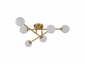 Lampa wisząca Dorado 6 złota LIGHT PRESTIGE