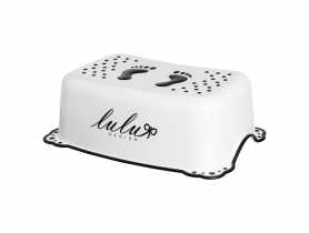 Podnóżek dla dzieci 2K Lulu Design, biało-czarny NERGIS