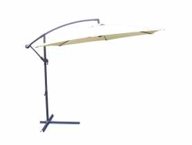 Parasol boczny 300 cm polyester beżowy OŁER