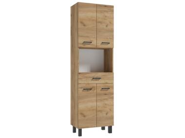 Zdjęcie: Słupek łazienkowy Mea 50 cm dąb craft złoty DEFRA