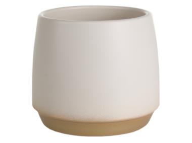 Zdjęcie: Osłonka doniczkowa 670 - 15 cm biały/złoty CERMAX