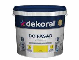 Farba fasadowa żółta 5 L Polinit DEKORAL