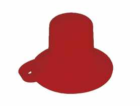 Rozeta ozdobna do maskowania głów wkrętów i gwoździ Ro-Wi - 100 szt. WKRĘT-MET