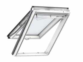 Okno GPU 0068 drewniano-poliuretanowe klapowo-obrotowe, 94x118 cm VELUX