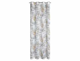 Zasłona gotowa Layla 140x250 cm srebrno-szara EUROFIRANY