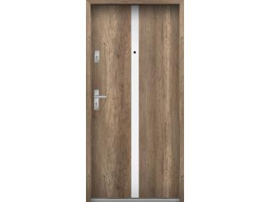 Zdjęcie: Drzwi wejściowe do mieszkań Bastion L-02 Dąb bagienny 80 cm prawe ODR KR CENTER