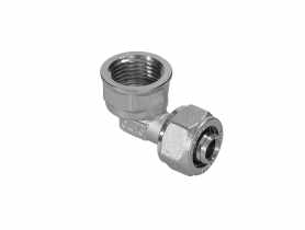 Złączka skręcana kolano nakrętne 20x3/4" gw DURO SYSTEM