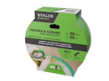Zdjęcie: Taśma malarska do łuków i krzywizn 38 mm x 50 m PERFECT