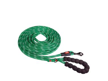 Zdjęcie: Smycz sznurowa dla psa 6 m x 13 mm zielona ZOLUX