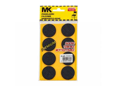 Zdjęcie: Podkładki filcowe premium fi 34 mm czarny MK
