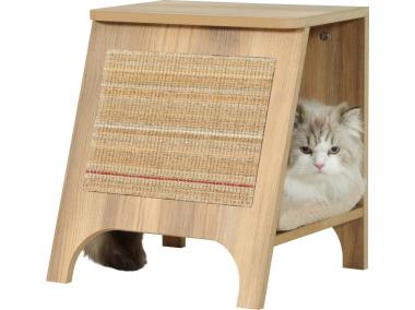 Zdjęcie: Drapak dla kota mebel 3w1 Boreal S 40x36x43,5 cm beżowy ZOLUX